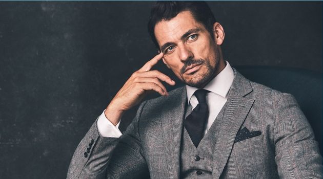 David Gandy Finds Sartorial Stride with Latest Marks & Spencer Collaboration David Gandy Finds Sartorial Stride with Latest Marks & Spencer Collaboration