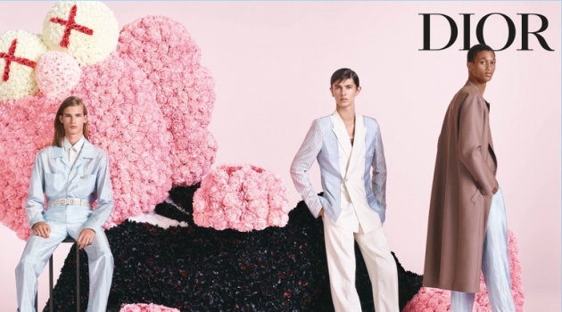 Kim Jones Showcases Duality of Dior Men for Spring '19 Campaign Lukas Gomann, Prince Nikolai of Denmark, and Romaine Dixon appear in Dior Men's spring-summer 2019 campaign.