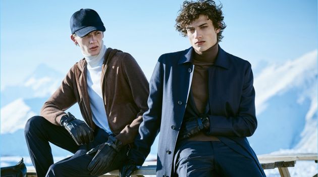 Finnlay Davis, Serge Rigvava + More Inspire in Ermenegildo Zegna Finnlay Davis and Serge Rigvava wear fall-winter 2018 looks by Ermenegildo Zegna.