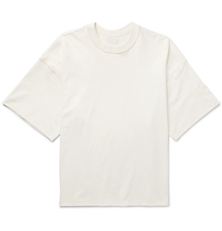 Fear of God – Oversized Cotton-Jersey T-Shirt – Men – Off-white | The ...