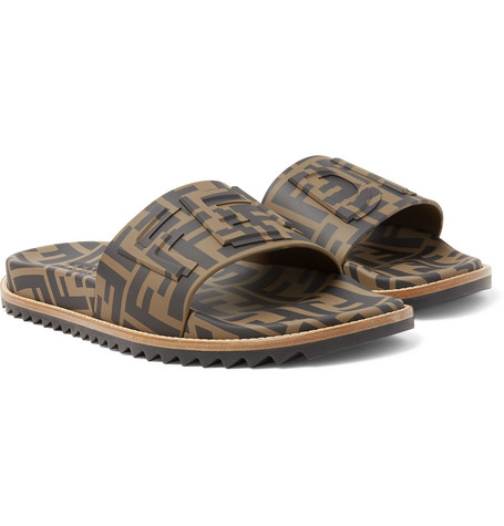 rubber slides mens