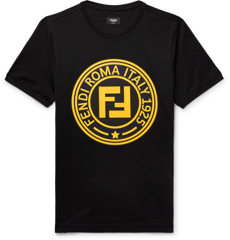 fendi print t shirt