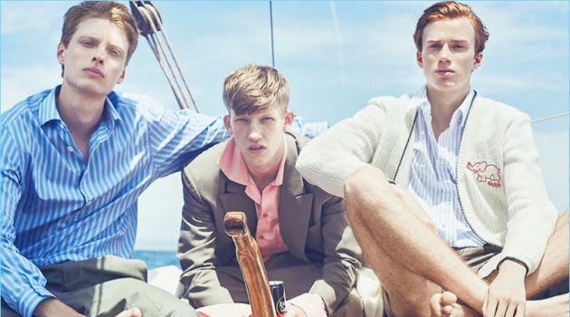 Connor Newall, Iwan Zalewski & Tymon Rutkowski Spend a Day at Sea with GQ China Connor Newall, Iwan Zalewski & Tymon Rutkowski Spend a Day at Sea with GQ China