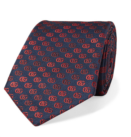 blue gucci tie