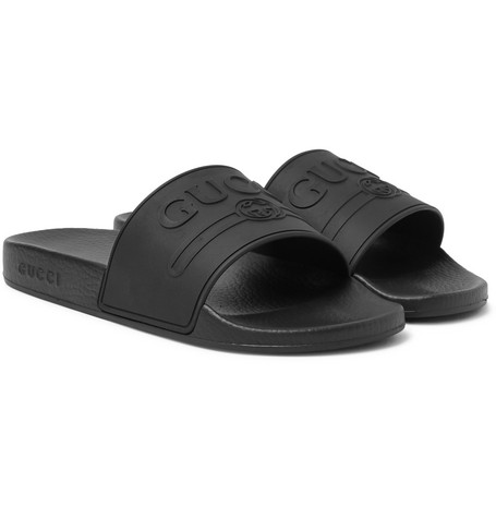 black slides men