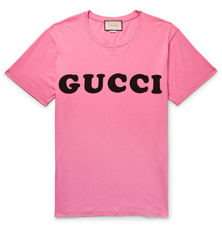 gucci pink tee