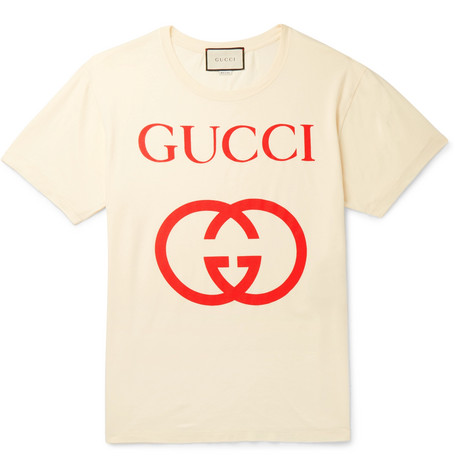 gucci logo t shirt men