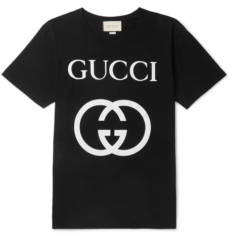 gucci black and white shirt