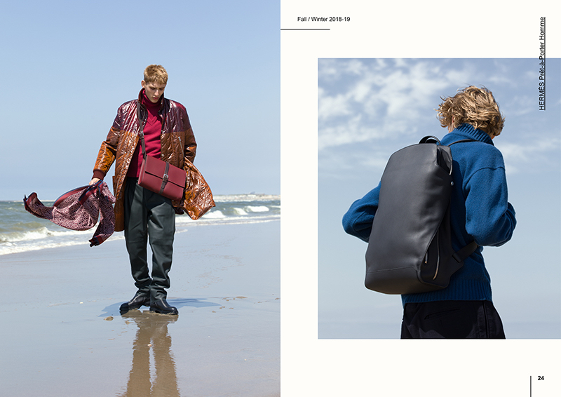 Donning designer style, Yanniek Buijs and Mats Engel wear Hermès.