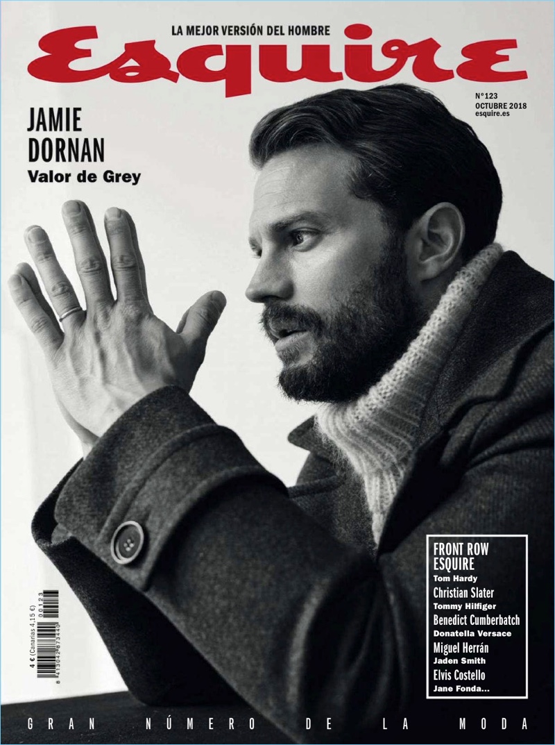 Jamie Dornan covers the October 2018 issue of Esquire España.