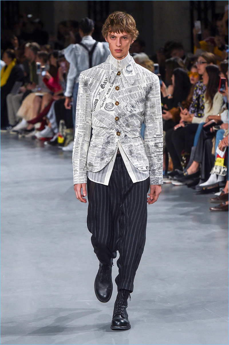 John Galliano Spring Summer 2019 Menswear 001