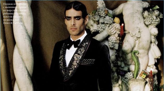 Jon Kortajarena Embraces Dark Edge for Elle Russia Jon Kortajarena Embraces Dark Edge for Elle Russia