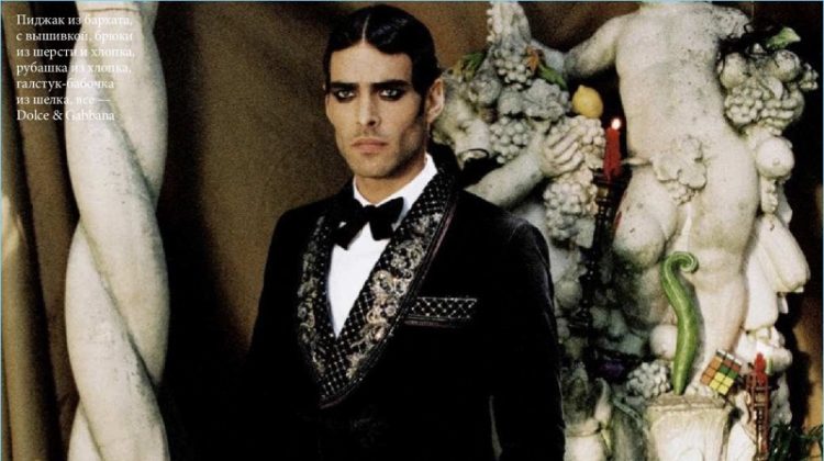 Jon Kortajarena Embraces Dark Edge for Elle Russia