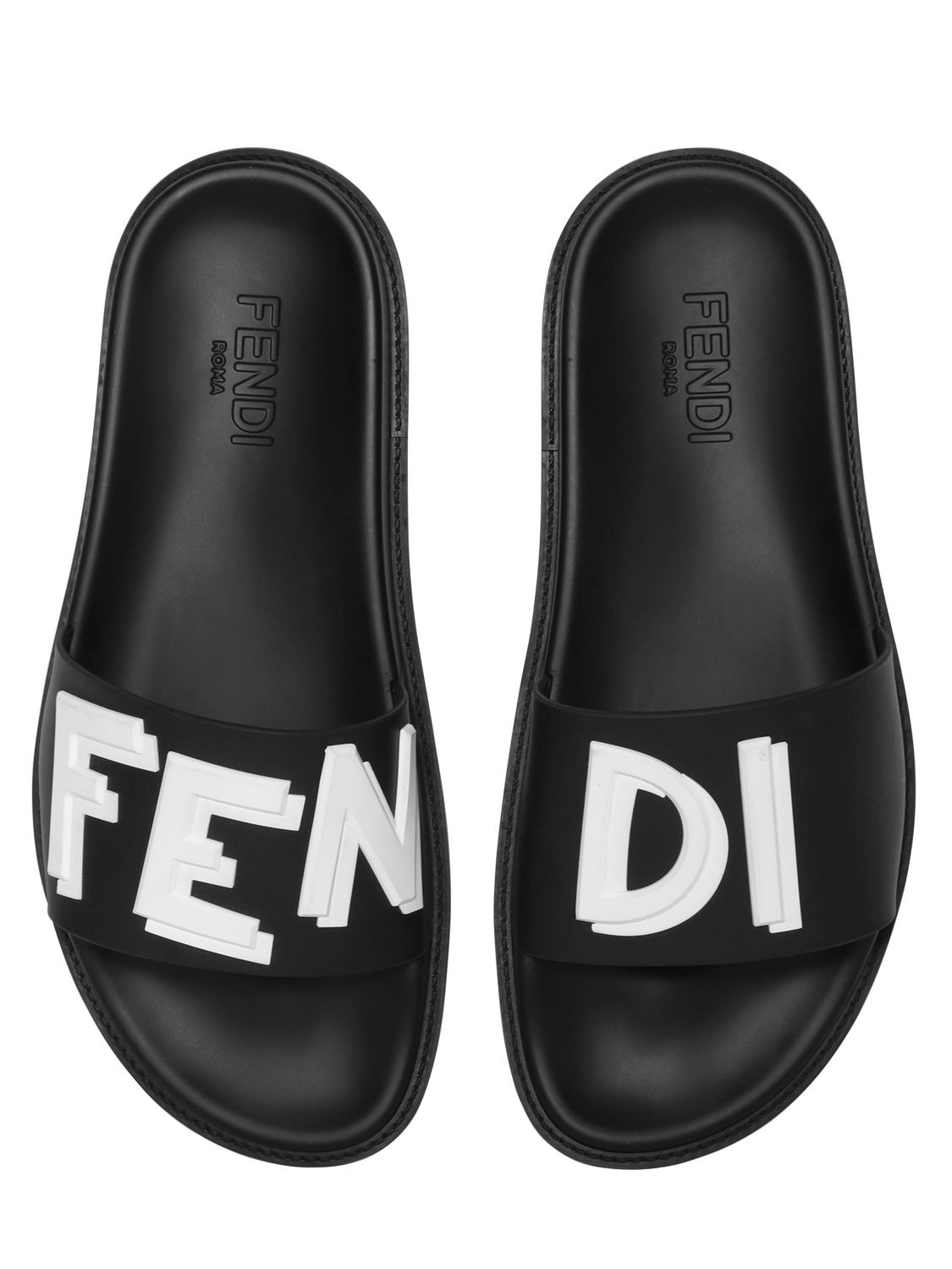 rubber slip on sandals