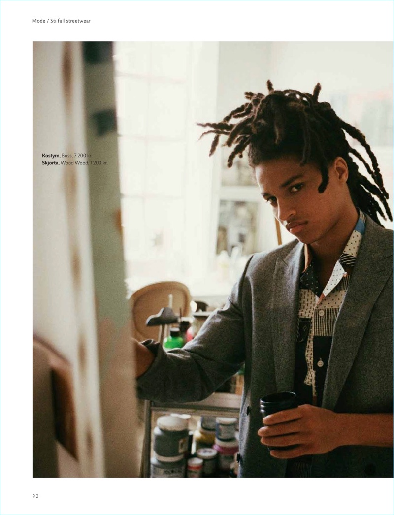 Malcolm Evans Jean-Michel Basquiat King Editorial | 2018