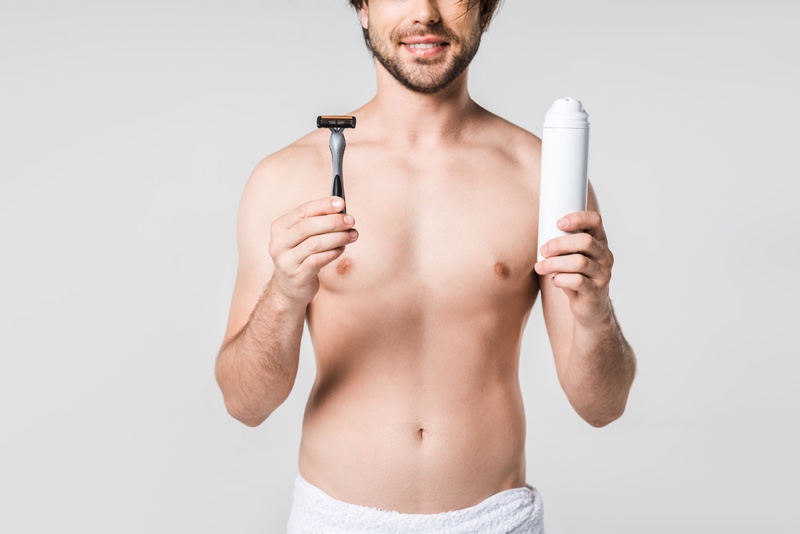 Man Shaving