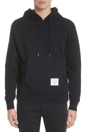 Men's Thom Browne Hoodie, Size 2 - Blue Men's Thom Browne Hoodie, Size 2 - Blue