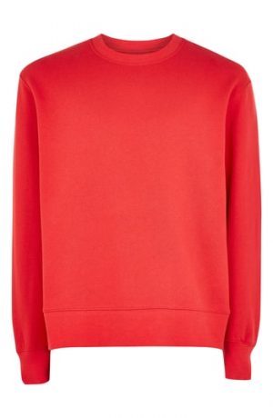 Men's Topman Tristan Sweatshirt, Size Large - Red Men's Topman Tristan Sweatshirt, Size Large - Red