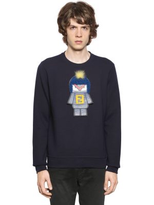 Monster Patch Cotton Sweatshirt Monster Patch Cotton Sweatshirt