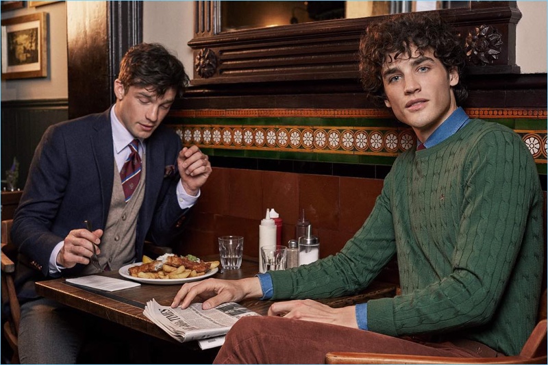 Morris Stockholm enlists Alexis Petit and Federico Novello as the stars of its fall-winter 2018 campaign.