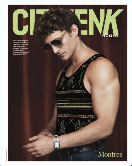 Niels Schneider Citizen K Homme Cover Shoot