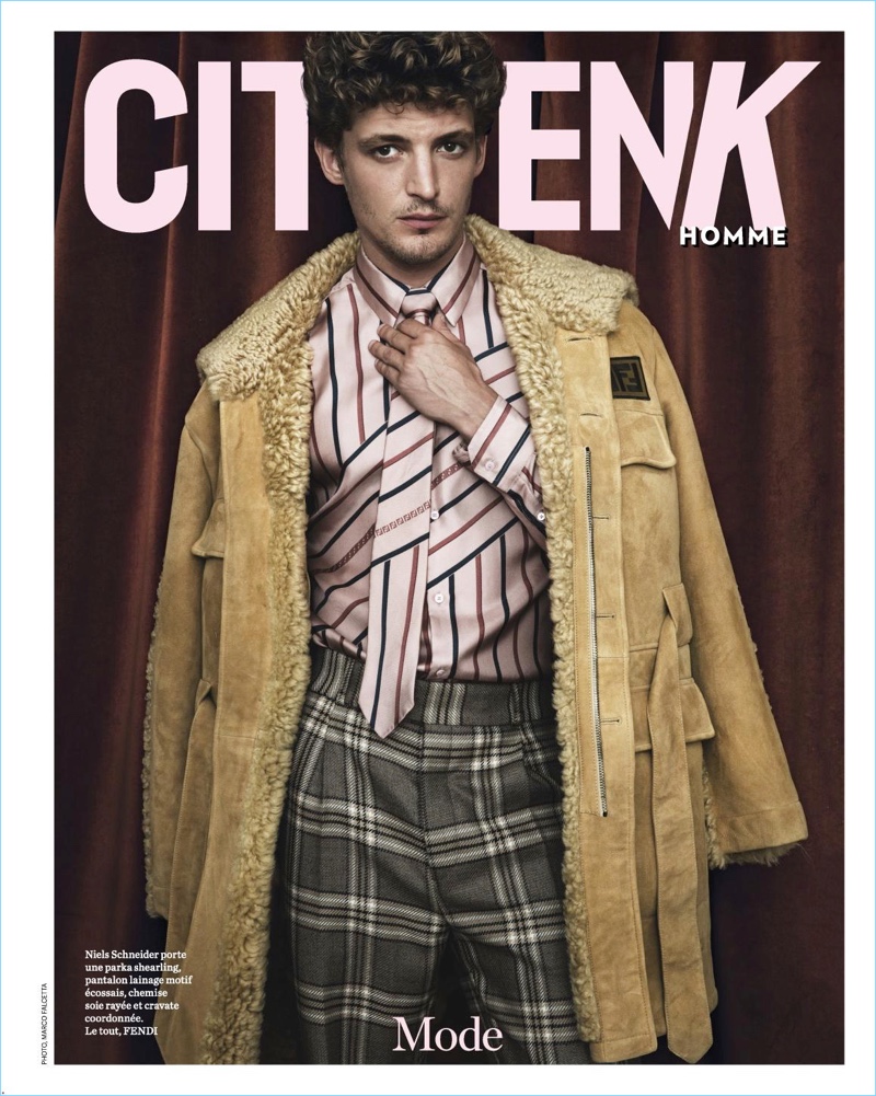 A chic vision, Niels Schneider connects with Citizen K Homme for its latest cover story.