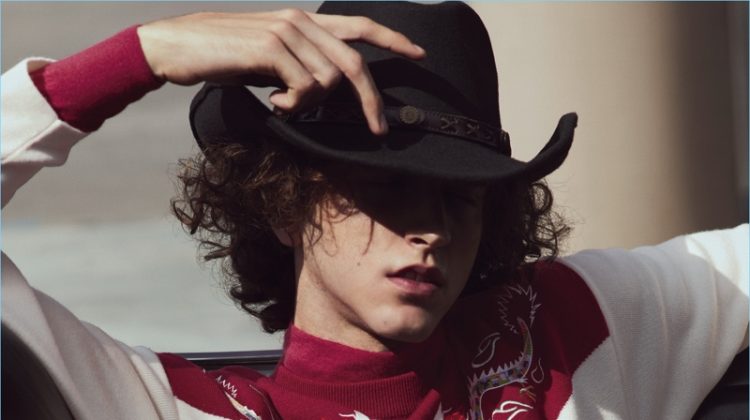 Niels Trispel is an Urban Cowboy for Esquire Italia