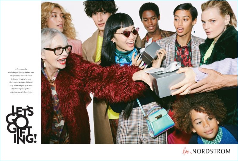 Theo Wenner photographs Nordstrom's holiday 2018 campaign.