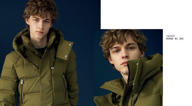 Max Barczak Bundles Up in Peuterey Fall '18 Outerwear Max Barczak Bundles Up in Peuterey Fall '18 Outerwear