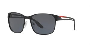 Prada Linea Rossa Ps 52ts 59 Black Matte Rectangle Sunglasses Prada Linea Rossa Ps 52ts 59 Black Matte Rectangle Sunglasses