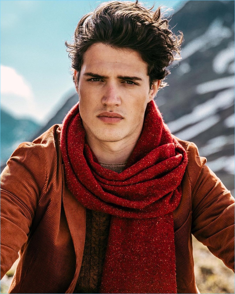 Benjamin Reynier stars in Scotch & Soda's fall-winter 2018 campaign.