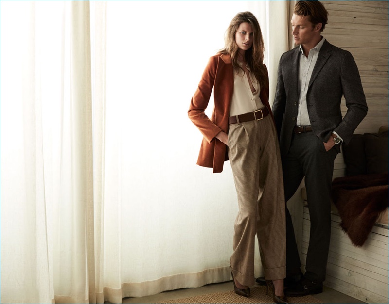 Pedro del Hierro enlists models Bette Franke and Shaun Dewet for its fall-winter 2018 "Luxury Travel" campaign.