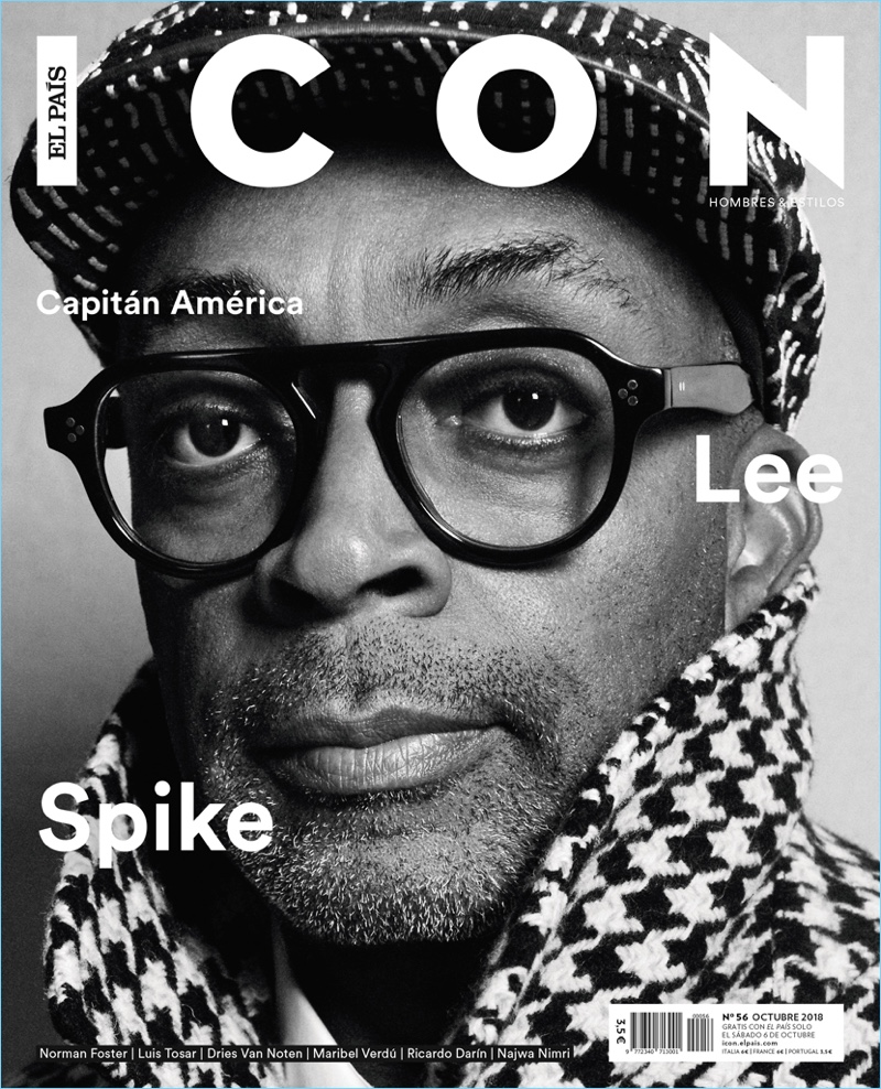 Spike Lee covers the October 2018 issue of Icon El País.