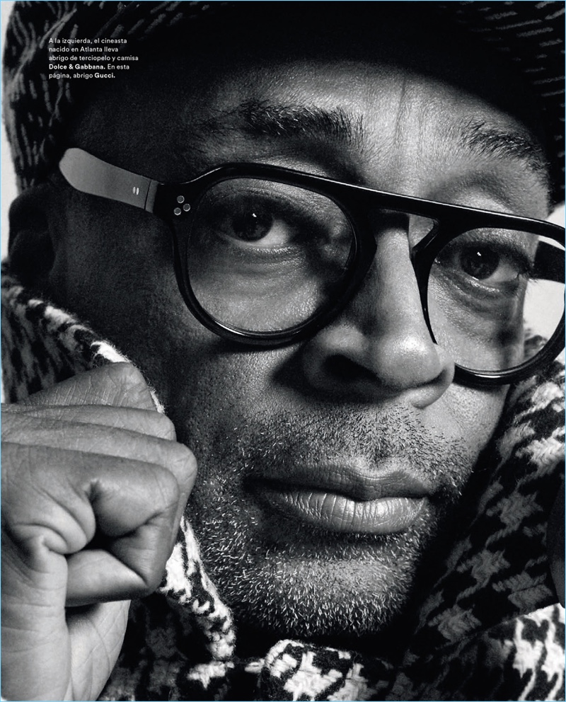 Director Spike Lee wears Dolce & Gabbana for the pages of Icon El País.