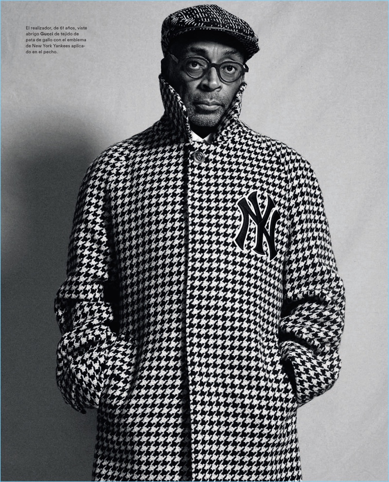 Front and center, Spike Lee dons Gucci.