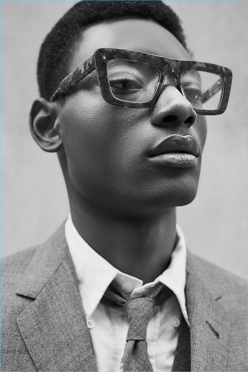 Youssouf Bamba connects with Thom Browne for fall-winter 2018.