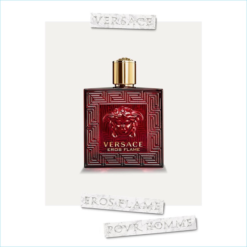 Versace Eros Flame Fragrance » Salomon Diaz & Gigi Hadid Front Versace Eros Flame Campaign Versace Eros Flame Fragrance