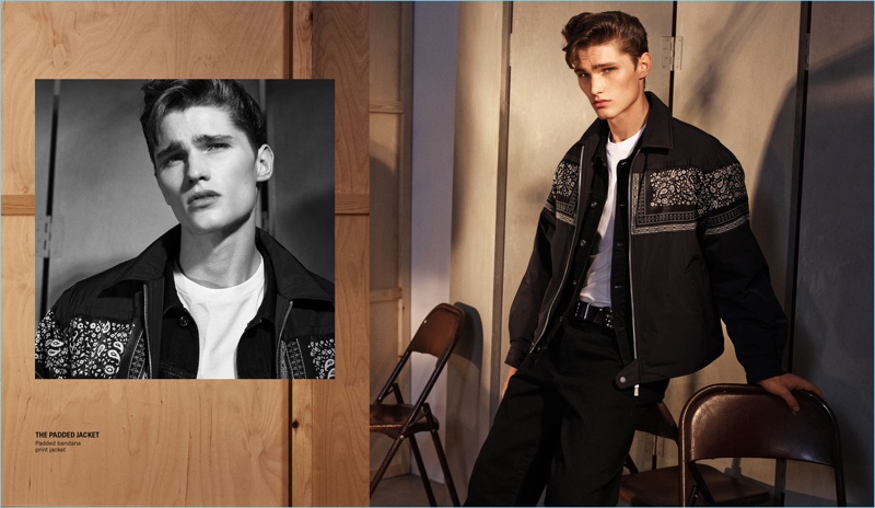 Zara enlists Lukas Marschall as the star of its new campaign for fall-winter 2018.