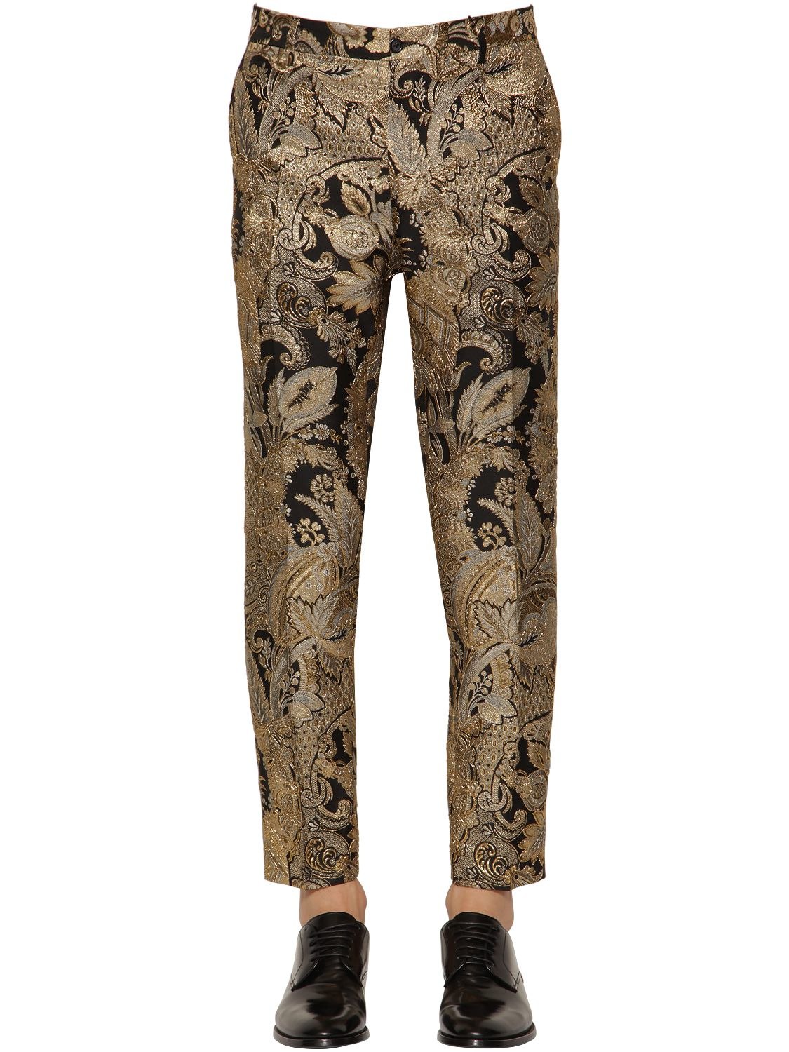 brocade pants with top