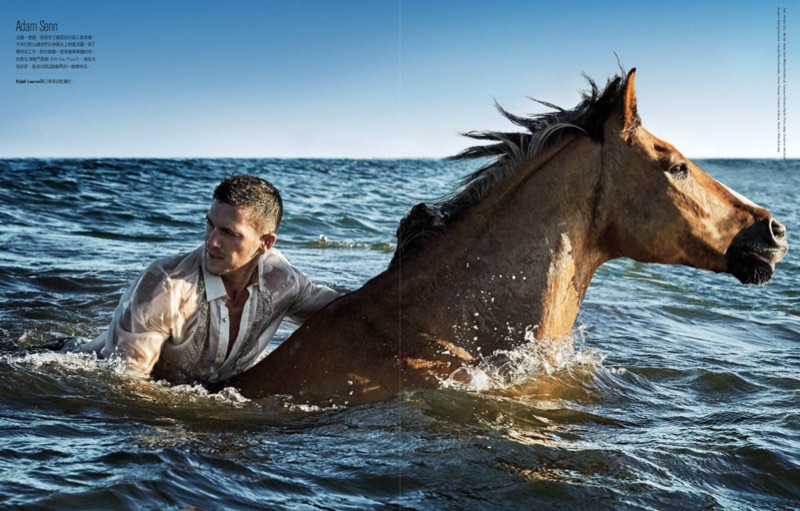 Horseman by the Sea: Adam Senn for GQ Taiwan