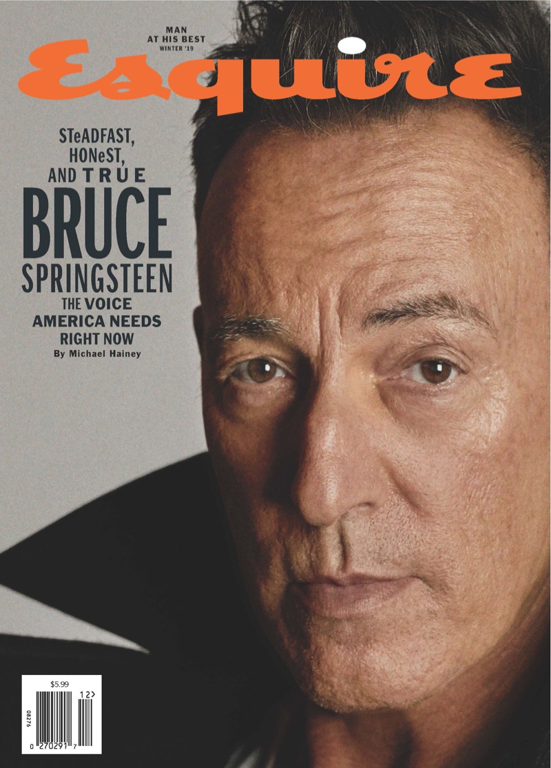 Bruce Springsteen covers the winter 2019 issue of Esquire.