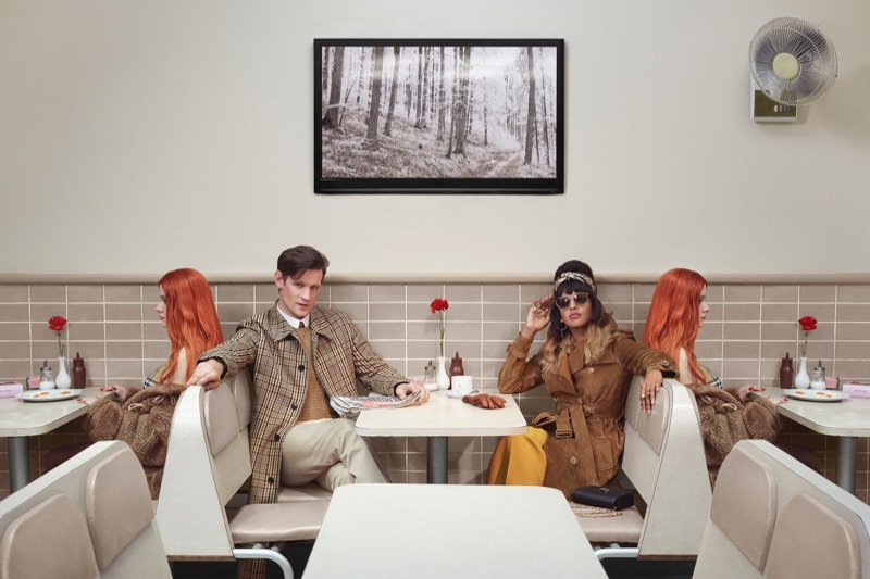 Matt Smith and MIA come together for Burberry's holiday 2018 campaign.