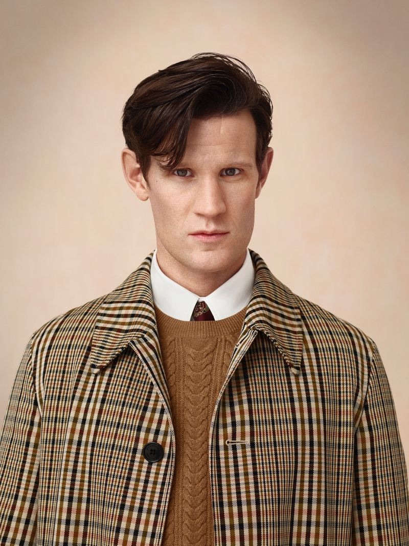 Matt Smith stars in Burberry's holiday 2018 campaign.