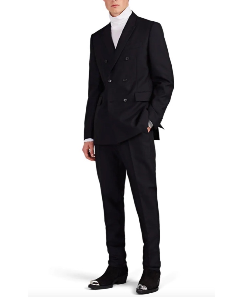 Armie Hammer Turtleneck & Suit Style