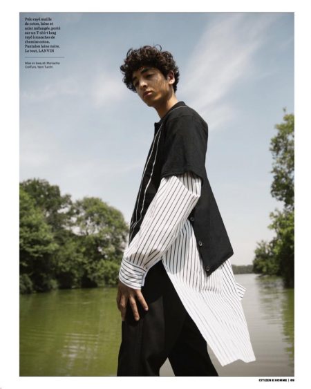Teo Abihdana in Lanvin for Citizen K Homme