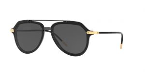 Dolce & Gabbana 22 Black Pilot Sunglasses - dg4330 Dolce & Gabbana 22 Black Pilot Sunglasses - dg4330