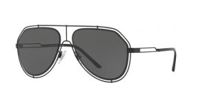 Dolce & Gabbana Black Pilot Sunglasses - dg2176 Dolce & Gabbana Black Pilot Sunglasses - dg2176