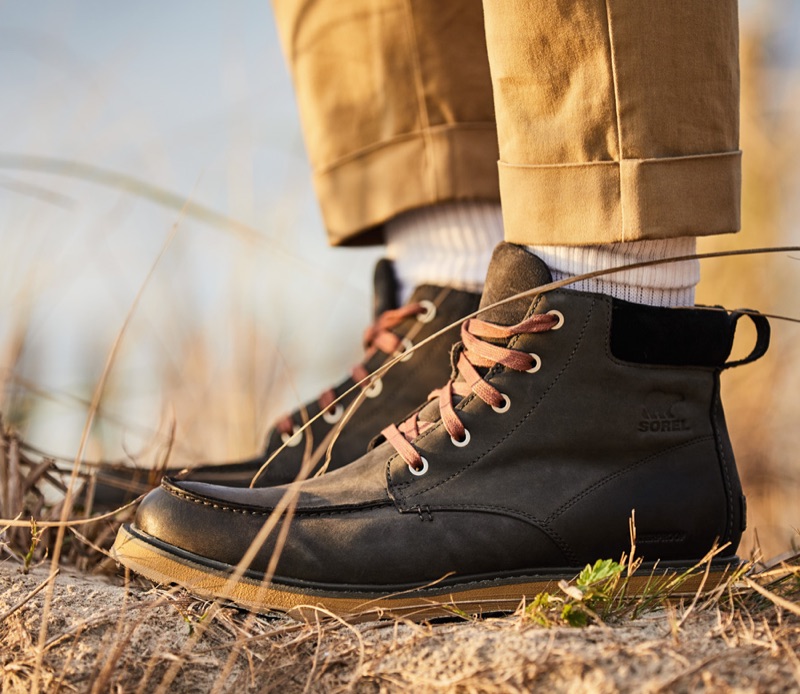 Sorel moc toe waterproof boots.