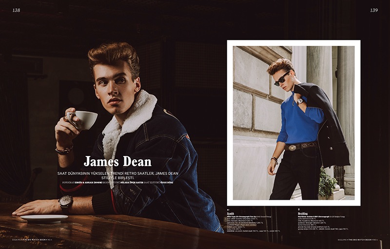 Esquire Turkey Big Watch Book James Dean Editorial 001