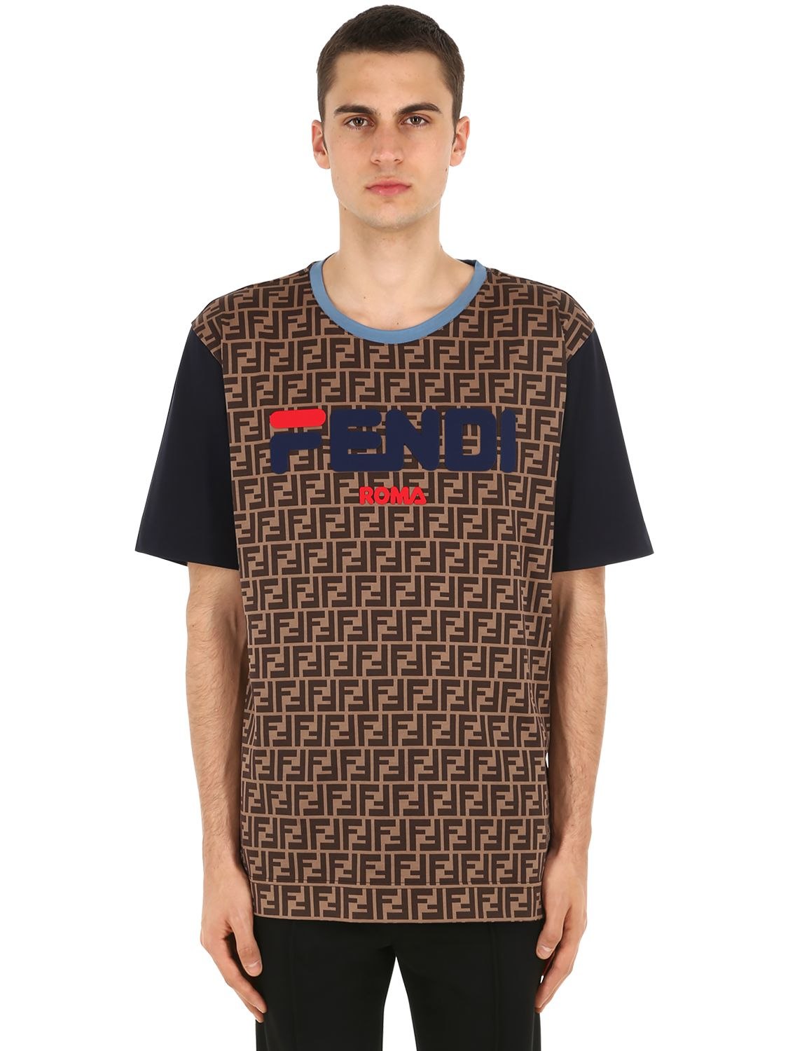 Fendi Mania Cotton Jersey T-shirt | The Fashionisto